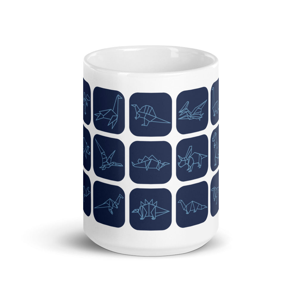 Dino Mug - Origami Graphic