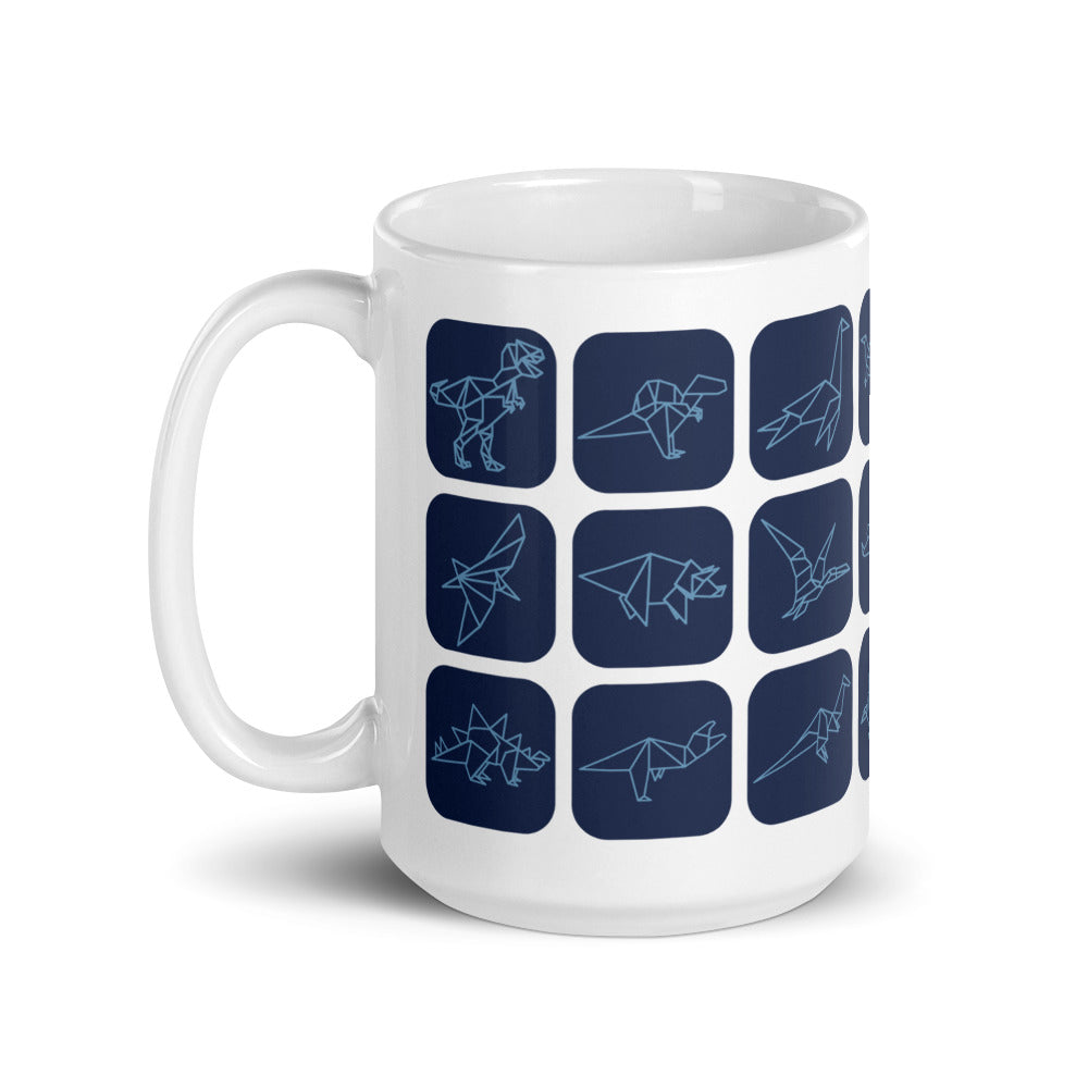 Dino Mug - Origami Graphic