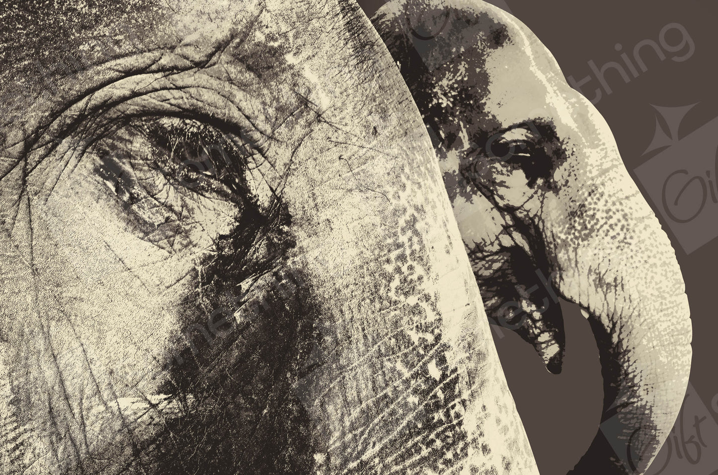 Elephants Illustration - Digital Download