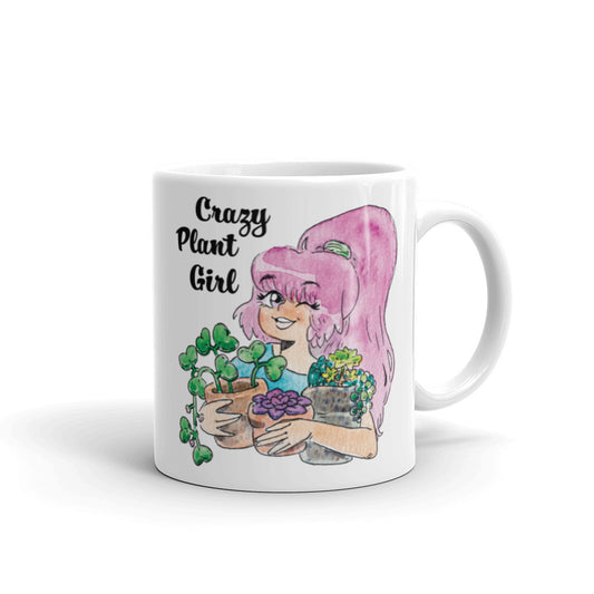 Crazy Plant Girl Mug